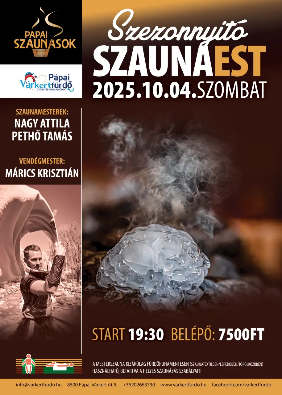 2025.10.04 Szezonnyitó SZAUNAEST
